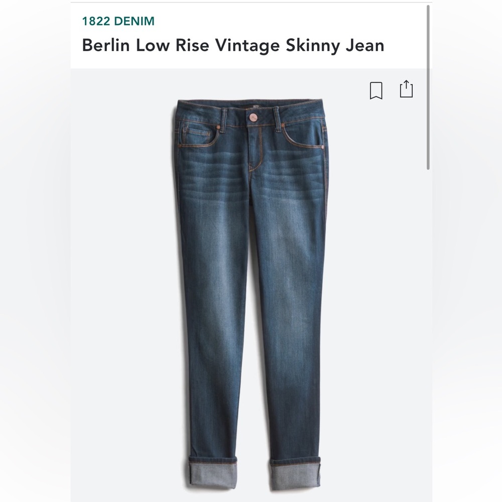 NWOT Y2K low rise skinny jeans